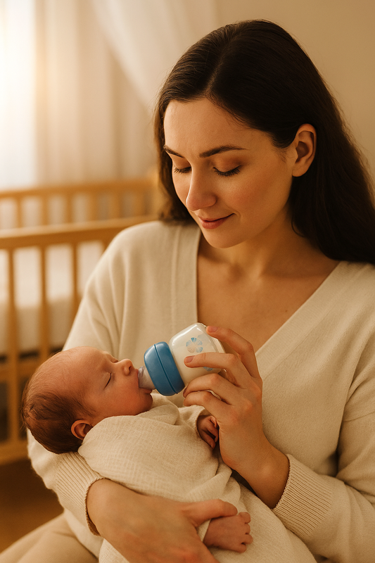 Minitree Regular-Neck Feeding Bottle – 60ml | 0+ Months | BPA-Free