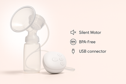MY-371 Double Electric Breast Pump – USB Powered, BPA-Free, 150ml